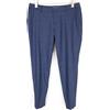 SUISTUDIO Pantaloni Donna Grigio UK14S W34 Blu Slim Melange Lana Pura