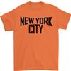 Gildan New York City Come Worn By John Lennon T-Shirt 100% IN Cotone