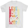 Gil dan T-Shirt Da Uomo Per Il 50° Compleanno 50 Anni Livello Up Gaming 100% Cotone