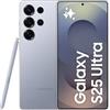 Samsung Galaxy S25 Ultra AI Telefono, 512 GB di archiviazione, 12 GB di RAM, Titanio Argento Blu, Smartphone Android, fotocamera da 200 MP, pennino S, batteria a lunga durata (versione BAE)