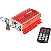 openspaceshop AMPLIFICATORE MA-700 2 canali 12V DC USB FM Audio Speaker Amplificatore Stereo con Telecomando