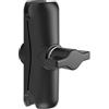 fccairms Braccio di montaggio RAM compatibile con braccio a doppia presa in lega di alluminio, adattatore a doppia sfera da 2,5 cm, rotazione a 360°, asta di prolunga per supporto per telefono, per bici, moto