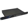 Glovary 13 Inch Firewall Rackmount J4125, 4 x i226V 2.5GbE LAN, 13 OPNsense Router PC Hardware, DDR4 8GB RAM 128GB SSD, AES-NI, 1U Rack Firewall Appliance, 2USB3.0, VGA, Console