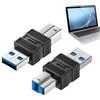 NevPuose Adattatore Per Hard Disk | Adattatore di Estensione Dati USB a B 3.0 - Cavo Trasferimento Dati Ad Alta Velocità Plug and Play per Computer Portatile Tablet Stazione Docking Host