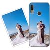 Sunrive Personalizzate Cover compatibile con Motorola Moto E6 Plus personalizzabile con Foto Testi Frase Logo Disegni e Grafiche Personalizzata, assorbimento degli urti morbido TPU trasparente