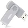 finewish Chiavetta USB 2.0 128GB, Pen Drive Memoria Stick Chiavetta USB 128GB Thumb Drive per PC, Laptop, ecc (Argento)