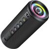 dotn Cassa Bluetooth Portatile Potente 20W, Altoparlante bluetooth 5.4 con 3 modalità EQ, 30 Ore di Autonomia, Luci RGB, IP7 Impermeabile Speaker Supporto TWS, Micro-Con, AUX/TF Card per Esterno Festa