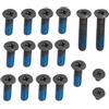 Gintai Kit Viti 17pcs per HP Pavilion 15-AB Telaio del Computer Portatile Custodia di Base Fissaggio per Fondo del Computer Screws