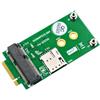 FIGGRITID Adattatore Mini PCI-E a M.2 Adattatore M.2 NGFF a Mini PCI-E per modulo GSM 5G 4G 3G LTE con slot per scheda Nano SIM