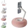 HFINGAQEX Fuzzy - Supporto per cuscino Kindle, regolabile a 360°, tessuto felpato per telefono e tablet