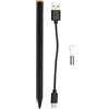 Segrehy Penna stilo con ricarica wireless magnetica, stilo magnetico MPP2.0 4096 livelli di pressione per HP per ENVY 17 per ENVY X360 Pavilion X360 per Spectre X360 per ASUS ricaricabile (Nero)