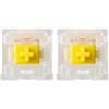 kutethy Gateron Milky Yellow Pro - Interruttori lineari pre-lubrificati a 5 pin per tutte le tastiere meccaniche MX (108 pezzi, giallo latte Pro)