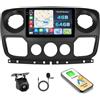 Hikity 4+64GB Android 15 Autoradio per Renault Master/Opel Movano/Nissan Interstar 2010 con Wireless Carplay Android Auto, 10 Pollic Incell Schermo Tattile Supporto BT/GPS/WiFi/FM/RDS+Retrocamera+MIC