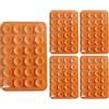 Xijobido Supporto per telefono adesivo in silicone, supporto per custodia per telefono a ventosa,Supporto per telefono in silicone da 5 pezzi - Porta cellulare magnetico adesivo antiscivolo