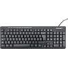 CROWN TASTIERA USB SOFT TOUCH LAYOUT ITALIANO CAVO 1.8 MT NERO CMK-481