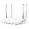 COMFAST Router WiFi 6 AX3000 Dual Band con 4 Antenne, 4 Porte Gigabit Ethernet, Supporto Mesh, MU-MIMO/OFDMA, Sicurezza WPA3, Risparmio Energetico TWT, IPv6, Spina UE per Casa con Indicatore Segnale