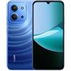 XIAOMI Smartphone Redmi 15C 4G, blu, 8 GB + 256 GB, batteria massiccia da 6000 mAh (tipo), schermo 6,9 pollici, sistema doppia fotocamera AI 50 MP, ricarica Turbo 33 W, con caricabatterie, NFC non
