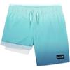Hurley Costume da Bagno Pull-On Bambino, Verde, 10-12 anni