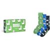 Happy Socks Calzini 3-Pack Animal Blue Gift Set Cotone Unisex Blu 36-40