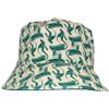 GUINNESS THE 1759 Guinness Cappello alla pescatora reversibile con disegni arpa e tucano, Verde