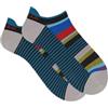 Gallo Calzini Sneakers Uomo, Cotone a Righe Multicolor, 73% Cotone, Taglia Unica 40/45