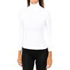 Intimidea Maglia in microfibra lupetto donna manica lunga COLORADO art 210396 - M/L, Bianco