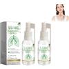Utapossin Spray Detergente Polmonare Alle Erbe 30ml*2, Lungenreinigungsspray, Beruhigen Sie Ihre Atmung Tragbar, linderung Von Unbehagen Im Hals, Für Den Täglichen Gebrauch Geeignet, Naturale corpo liscio