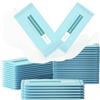 Ycaaeo 100 Pezzi Salviette Umidifcate, Salviette Umidificate Pulizia Corpo, SAlviette Intime, Confezionati Singolarmente, per il Ciclo Mestruale e il Post-Partum (Blu-B, 100)