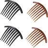 VICZON 4 Pezzi Pettinino per capelli con 7 Denti, Denti di Plastica Pettini per Capelli Artiglio Accessori per Capelli per le Donne Ragazze