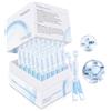 mopayzer Siero all'acido ialuronico al 3%, fiale ultra idratanti, 30 tubi di acido ialuronico, Wake Nature Perfection, siero ialuronico per viso, essenza ultra idratante con collagene e ialuronico