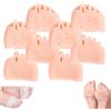 Aosrioylt Separatori Dita in Silicone Hyggear for Donne E Uomini, Cuscinetto Correttore for Alluce Valgo, Separatori Dita in Gel Traspiranti E Morbidi for Dita Sovrapposte(Skin*4)