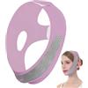 FYting Doppio Mento,Maschera Viso,Medicube Mask Fascia Donna,Bendaggio Traspirante per Il Viso a V, Della Sollevamento e Rafforzamento, Riparazione del Doppio Mento, Muscoli Masseteri (Viola)