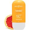 DOT & KEY Vitamina C + E Super Bright Sunscreen Spf 50 | Protezione dalla luce acquosa, UVA/UVB e dalla luce blu | Per una pelle uniforme tonica e luminosa | Con liquido SPF 50+++ | Nessun calco