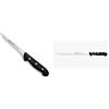 ARCOS Riviera Set di Coltelli Professionali - 2 Pezzi: Coltello Disossatore per Carne 130mm e Coltello per Affettare Prosciutto e Salumi - Acciaio Forgiato NITRUM, Manico Ergonomico Nero