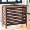 Hercules Copertura Condizionatore in Legno per Esterno 80x47x77 cm - Protezione Unità 9-12 BTU