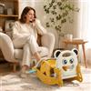 Scivolo per Bambini, Altalena e Cavallo a Dondolo 4 in 1