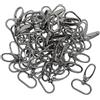 50pcs girevole aragosta fermagli gancio in lega portachiavi portachiavi split