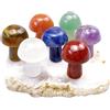 7pcs Mini Fungo di Cristallo Ametista Decorazioni per La Casa