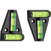 GXAHSOL Livella a bolla a T, set 2 pezzi mini livella magnetica, livella a croce bidirezionale 58x44mm, livello per camper roulotte caravan, allineamento mobili quadri scaffali treppiede