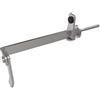 DIMA ACCESSORI Fermapersiane fermaimposte lungo - a vite - con battente regolabile - acciaio inox 316L - inossidabile - resistente - alta qualità - DimAccessori