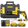 DEWALT DCF620P2K - Avvitatore per cartongesso senza spazzole, 18V, 2 x 5,0Ah, batteria agli ioni di litio