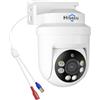 Hiseeu 5MP Home TVI CCTV PTZ Wired Telecamera di sicurezza analogica TVL Dome Wired Camera 100ft IR Visione notturna chiara per interni ed esterni Sostituzione di sicurezza