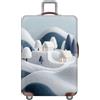 YJSZY Coprivaligia,Stampa Di Architettura Urbana Copri Valigia Da Viaggio,Luggage Cover Per Valigie Da 18 A 32 Pollici,Lavabile E Resistente Coprivaligie Per Valigie,Con Cerniera (Color 3,XL(29-32inch))