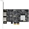 StarTech.com Scheda di rete PCIe NBASE-T a 2 porte da 2,5 Gbps, Intel I225-V, Scheda di rete per computer a doppia porta, NIC mu - PR22GI-NETWORK-CARD