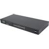 Intellinet 16-Port Gigabit Ethernet PoE+ Switch con 2 porte SFP, Display LCD, Power over Ethernet (PoE+/PoE) IEEE 802.3at/af - 561259