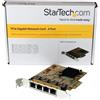 StarTech.com Startech Scheda Madre PCIe Gigabit a Quattro Porte - ST1000SPEX43