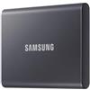Samsung Portable SSD T7 - 1000 GB - USB tipo-C - 3.2 Gen 2 (3.1 Gen 2) - 1050 MB/s - Protezione della password - Grigio - MU-PC1T0T/WW