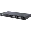 Intellinet 24-Port Gigabit Ethernet PoE+ Switch con 2 porti SFP, display LCD, IEEE 802.3at/af Power over Ethernet (PoE+/PoE) - 561242