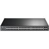 TP-LINK JetStream 52-porto Switch Gigabit L2+ Gestito con 48 porti PoE+, Gestito, L2/L3, Ethernet Gigabit (10/100/1000), Power o - TL-SG3452P