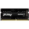 Kingston Fury Impact - DDR4 - Kit - 16 GB 2 x 8 GB - SO DIMM 260-pin - 3200 MHz - 16 GB - DDR4 - KF432S20IBK2/16